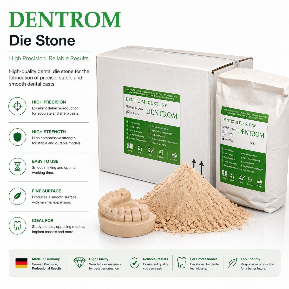 Dentrom Die Stone